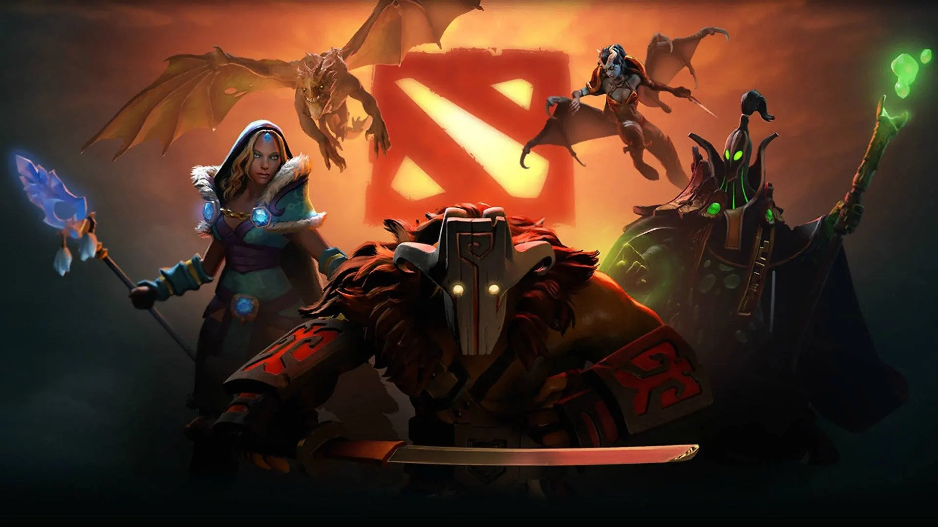 Dota 2 key art